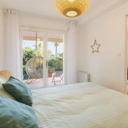 Appartement T2 Avec Jardin, Clim&piscine - Proche Plages Et Randos, Parking Privé - La Rascasse Hyères