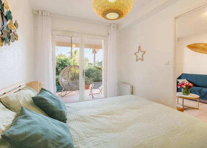 公寓 T2 Avec Jardin, Clim & Piscine - Proche Plages Et Randos, Parking Prive - La Rascasse 耶尔